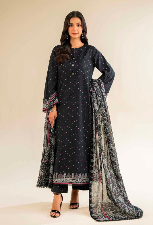 Nishat printed 3 piece unstitched mulbery.pk